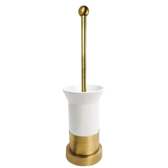 klasszikus bronz keramia wc kefe tarto kerek henger furdoszoba mosdo padlo tarto elegans mediterran polgari rez.jpg